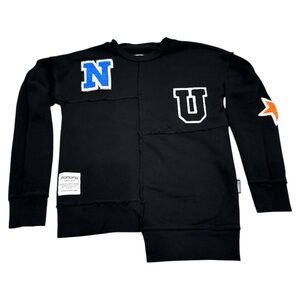 Unisex (sz8/9) nununu Unbalanced NU Sweatshirt in black